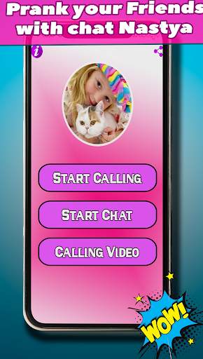 New Fake Call Chat Nastya screenshot 4