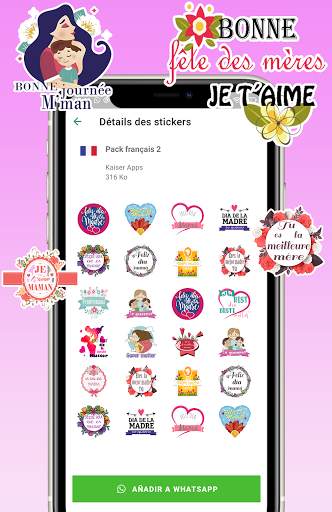 🌸👩‍👦Stickers dia de la madre para WhatsApp screenshot 6