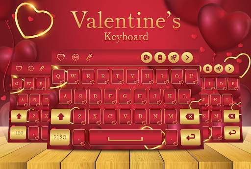 Valentine's  Keyboard screenshot 1