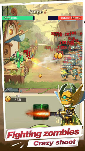 Zombies Gun - War Of Plants Evolution screenshot 1