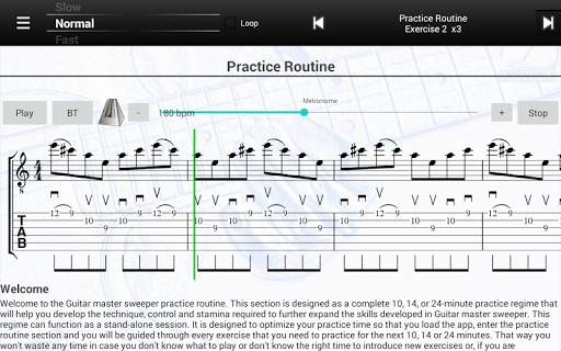 Guitar Master Sweeper Lite 2 تصوير الشاشة