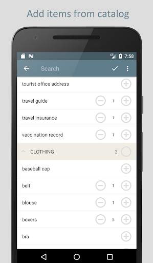 PackTeo - Travel Packing List screenshot 5