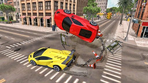 Chained Cars Impossible Stunts - Car Driving 2021 screenshot 2