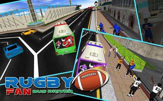 Rugby Fan Bus 3D Driver screenshot 3