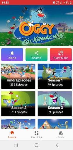 Oggy Cockroaches Cartoon App screenshot 1