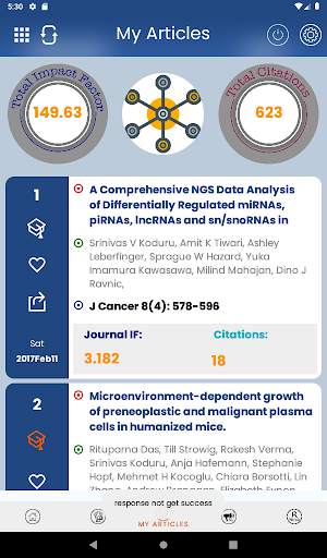 PubMed HUB screenshot 14