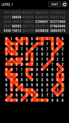 Number Search - Snake 3 تصوير الشاشة
