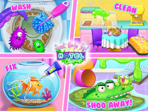 Sweet Baby Girl Hotel Cleanup - Crazy Cleaning Fun screenshot 13