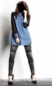 Jeans Girl Fashion Photo Montage screenshot 1