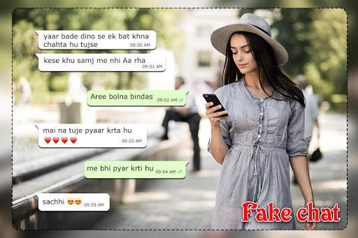 Fake Chat With Girlfriend : Fake Conversations 4 تصوير الشاشة