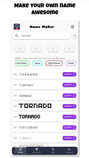 Nickname Styling - Fonts Emoji screenshot 1