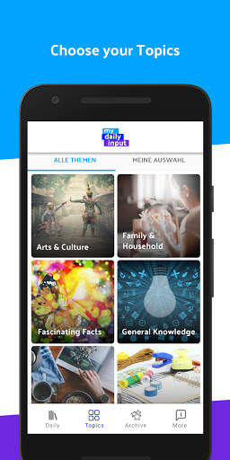 My Daily Input: Knowledge 2 Go screenshot 2