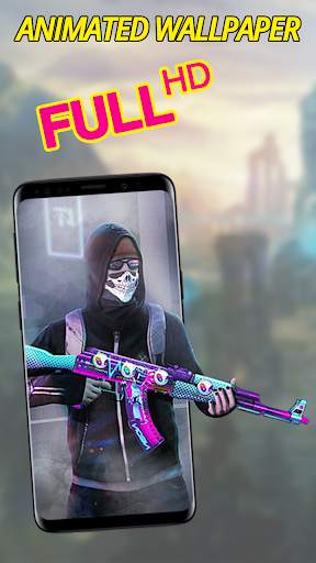 GunFire Live Wallpaper - FF 3D screenshot 2