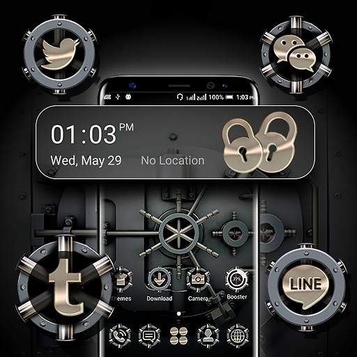 Safe Vault Launcher Theme 2.9