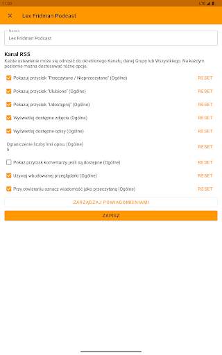 Czytnik RSS w trybie offline screenshot 3