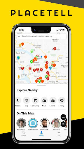 PlaceTell : What's on Your Map? YouTube Map Search screenshot 1