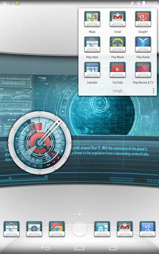 NOVA Launcher Theme - Starship Console screenshot 7