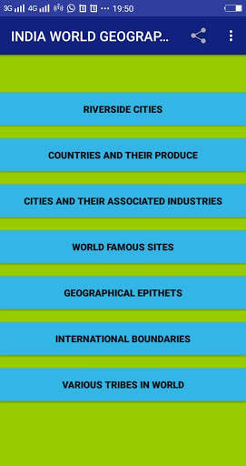 India World Geography 1600 Questions скриншот 3