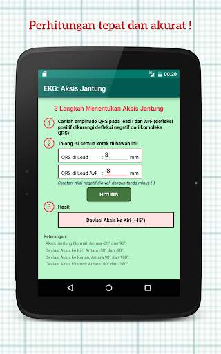 Elektrokardiogram (EKG) Pro: Aksis Jantung screenshot 4