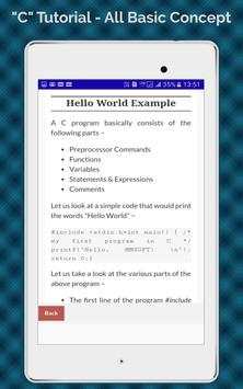 C Programming language Tutorial Offline App screenshot 15