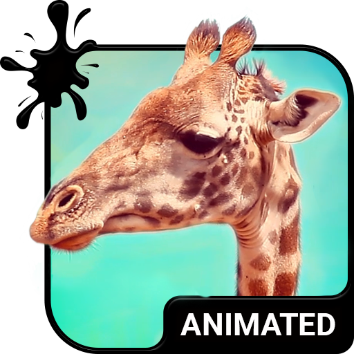 Giraffe Animated Keyboard   Li أيقونة