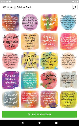 Have Faith in God Stickers for WhatsApp screenshot 6
