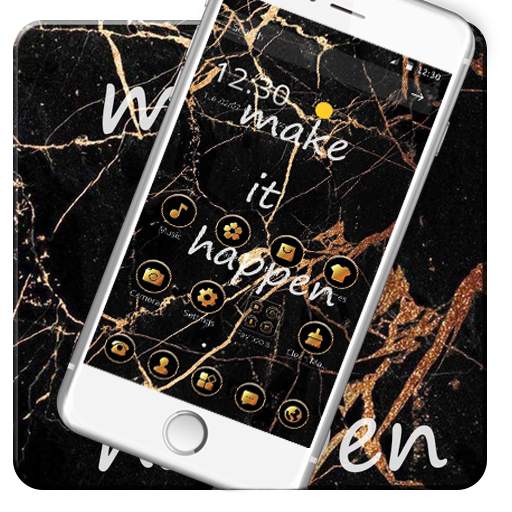 Black Golden Marble Pattern Theme 1.1.4