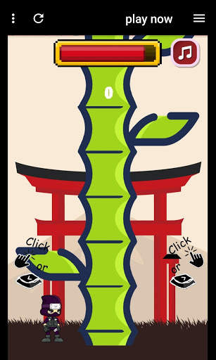 Ninja cutter game screenshot 1
