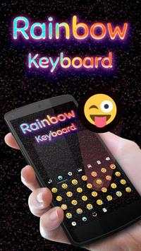 Rainbow GO Keyboard Theme screenshot 5