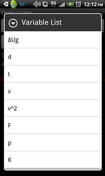 Physics Solver Lite screenshot 1