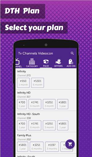 App for Videocon d2h TV Channels List- TV Guide screenshot 5