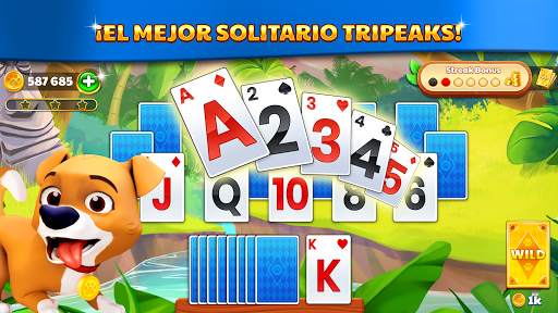Solitaire Tripeaks: Un viaje de aventuras screenshot 2