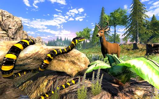 Scary Anaconda Game 3D - Wild Angry Animal Attack screenshot 2