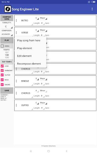Song Engineer Lite screenshot 2