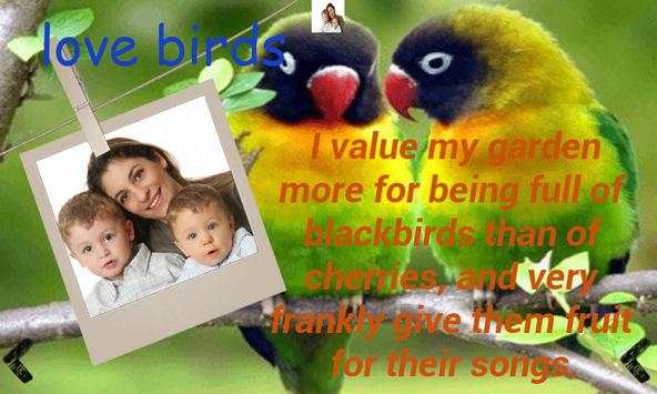 Birds photo frames स्क्रीनशॉट 1