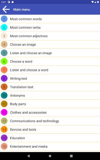 Learn Arabic screenshot 10