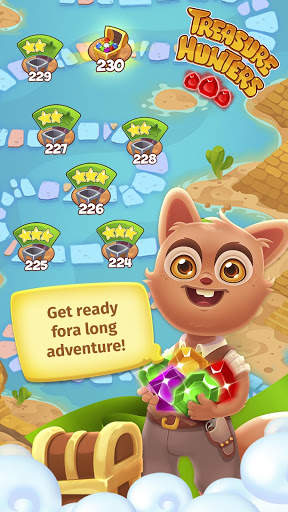 Treasure Hunters: free match3 gems screenshot 6