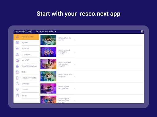 Resco.next Event App screenshot 1