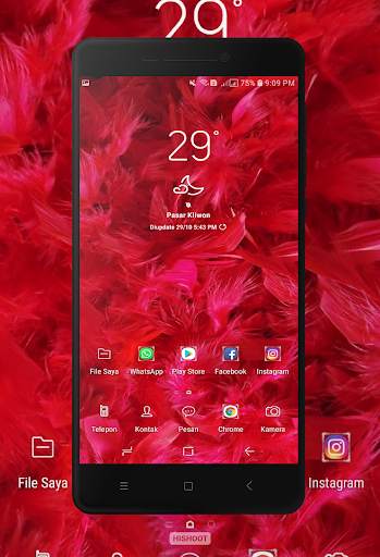 Red Wallpaper screenshot 2