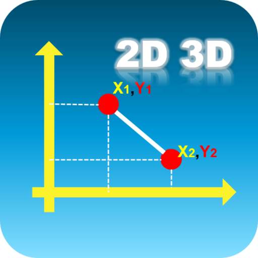 Distance Points 2D 3D Calculator 1.0.1