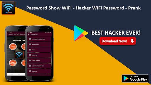 Password Show WIFI - Hacker WIFI Password - Prank screenshot 1