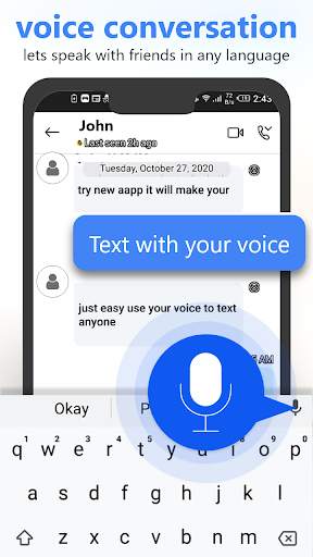 English voice typing keyboard speech to text screenshot 3