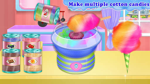 Tasty Cotton Candy Maker: Sweet Dessert Shop screenshot 1
