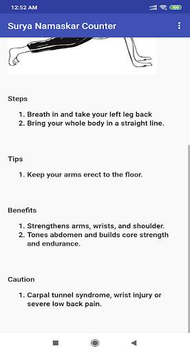 Surya Namaskar Counter screenshot 2