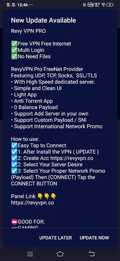 Revy VPN Pro screenshot 2