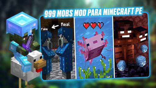 999 Mobs Mod para Minecraft PE screenshot 1