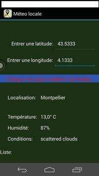 Méteo locale screenshot 1