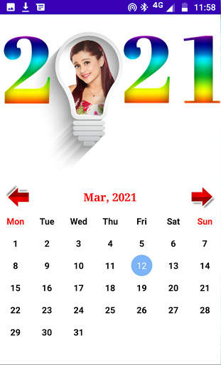My Calendar Photo Frame screenshot 3