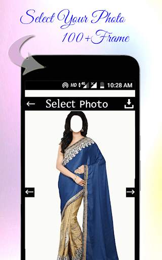 Saree Photo Montage 1 تصوير الشاشة