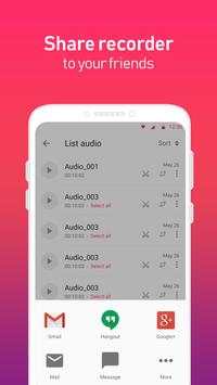 Voice recorder - Audio editor screenshot 5